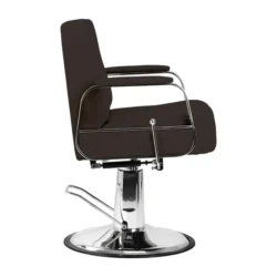 STERN Brown Barber Chair - STERN Brown Barber Chair - Professional Barber Chair - Professional Barber Furniture - Vintage Barber Chair
