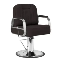 STERN Brown Barber Chair - STERN Brown Barber Chair - Professional Barber Chair - Professional Barber Furniture - Vintage Barber Chair