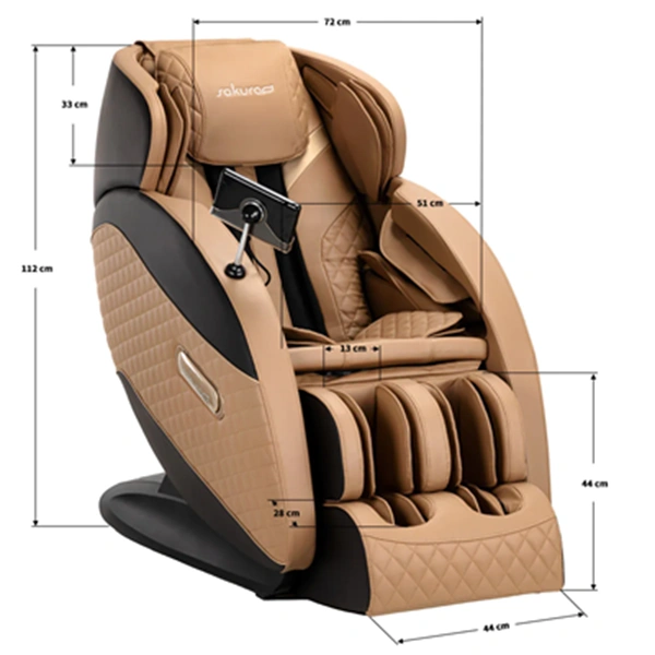 Fauteuil de massage Sakura Standard 801 Brown - Fauteuil de massage professionnel - Fauteuil de massage SPA - Fauteuil de massage haut de gamme - Mobilier esthétique professionnel