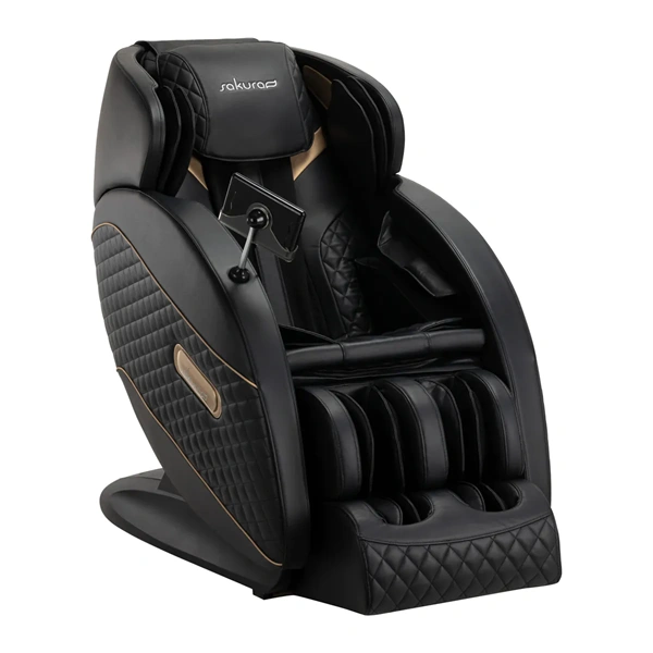 Massage chair sakura 306a wood & leather - Professional massage chair - SPA massage chair - High end massage chair - Professional beauty furniture