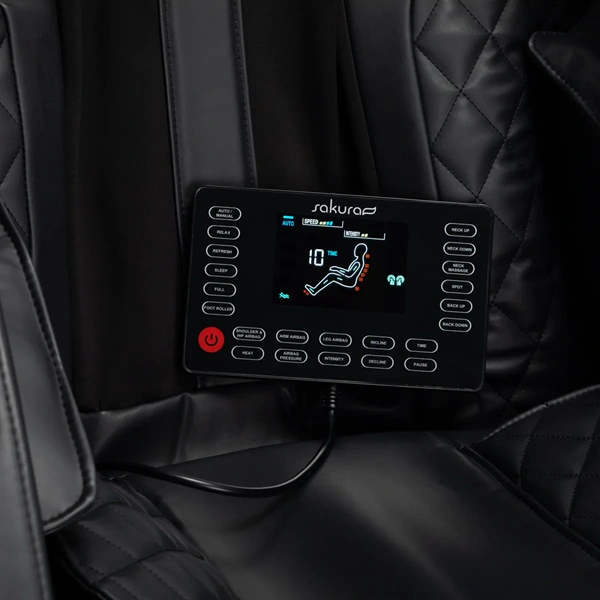Massage chair sakura 306a wood & leather - Professional massage chair - SPA massage chair - High end massage chair - Professional beauty furniture