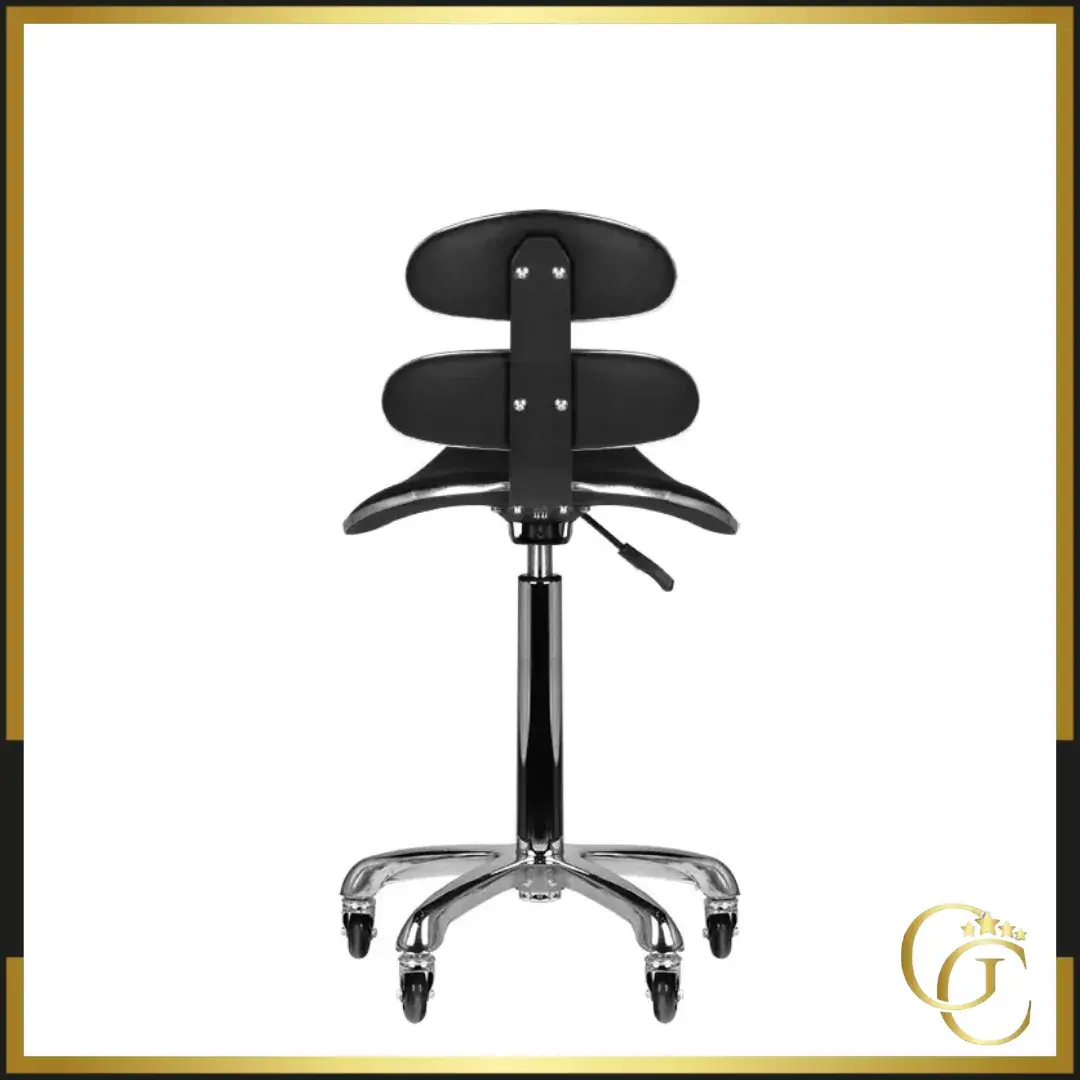 Tabouret Esthétique AM-880 Black - Tabouret Esthétique Professionnel - Tabouret pour salon de beauté - Tabouret de selle ergonomique - Mobilier esthétique professionnel