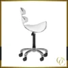 Tabouret Esthétique AM-880 Blanc - Tabouret Esthétique Professionnel - Tabouret pour salon de beauté - Tabouret de selle ergonomique - Mobilier esthétique professionnel