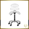 Tabouret Esthétique AM-880 Blanc - Tabouret Esthétique Professionnel - Tabouret pour salon de beauté - Tabouret de selle ergonomique - Mobilier esthétique professionnel