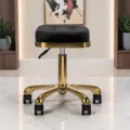 Aesthetic Stool M-1645 (1) Professional aesthetic stool - Ergonomic beautician seat - Hydraulic treatment stool - Beauty salon furniture - Professional swivel stool - Wheeled massage seat - Manicure pedicure stool - Aesthetic institute equipment - Padded seat stool - High-end aesthetic furniture - Professional hairdressing stool - Wheeled aesthetic stool - Saddle stool - Professional sit-stand seat - Hairdressing and beauty furniture - Ergonomic stool with backrest - Gas lift height adjustment - High-density resilient foam - Chrome star base - Anti-hair casters - Hairdresser cutting stool - Tattoo artist stool - Massage and treatment seat - Manicure and pedicure stool - Washable faux leather upholstery