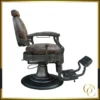 fauteuil de Barbier Stafford Brun - Fauteuil barbier Stafford Brun - Chaise barbier Stafford Brun - siège barber shop - mobilier barbier professionnel
