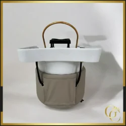 Bac head spa cinzia beige - Bac Head Spa cinzia avec raccordement -  Bac Head SPA professionnel - - Mobilier esthétique SPA professionnel -  Bac Head Spa Portable avec raccordement