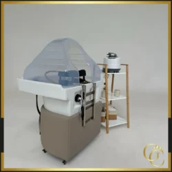 Bac head spa cinzia beige - Bac Head Spa cinzia avec raccordement -  Bac Head SPA professionnel - - Mobilier esthétique SPA professionnel -  Bac Head Spa Portable avec raccordement