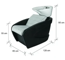 Bac à shampoing VANITY (24) Bac à shampoing professionnel vanity - Bac de lavage massant - Mobilier de coiffure professionnel - bac de lavage pour salon de coiffure - bac de lavage professionnel vanity