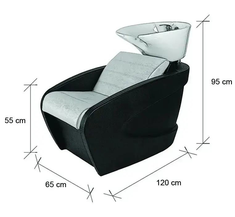 Bac à shampoing professionnel vanity - Bac de lavage massant - Mobilier de coiffure professionnel - bac de lavage pour salon de coiffure - bac de lavage professionnel vanity