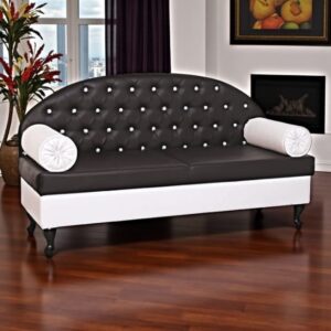 Canapé salle d'attente obsession r - canapé d’Attente obsession r - canapé pour salon de coiffure - mobilier de coiffure professionnel - Canapé d'attente 2 places