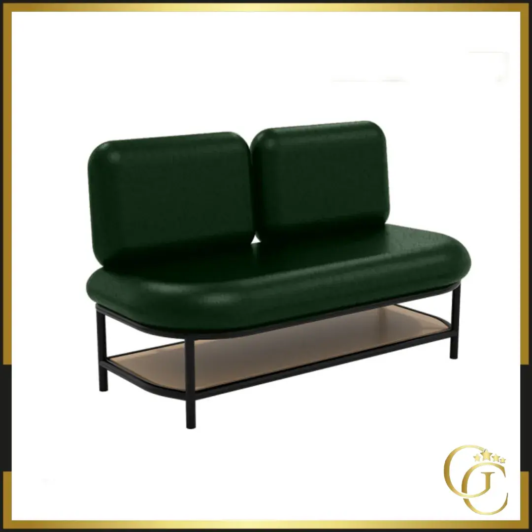 Porto B waiting room sofa - Porto B waiting room sofa - 2 seater Porto B sofa - professional hairdressing furniture - waiting room sofa for hairdressing salon