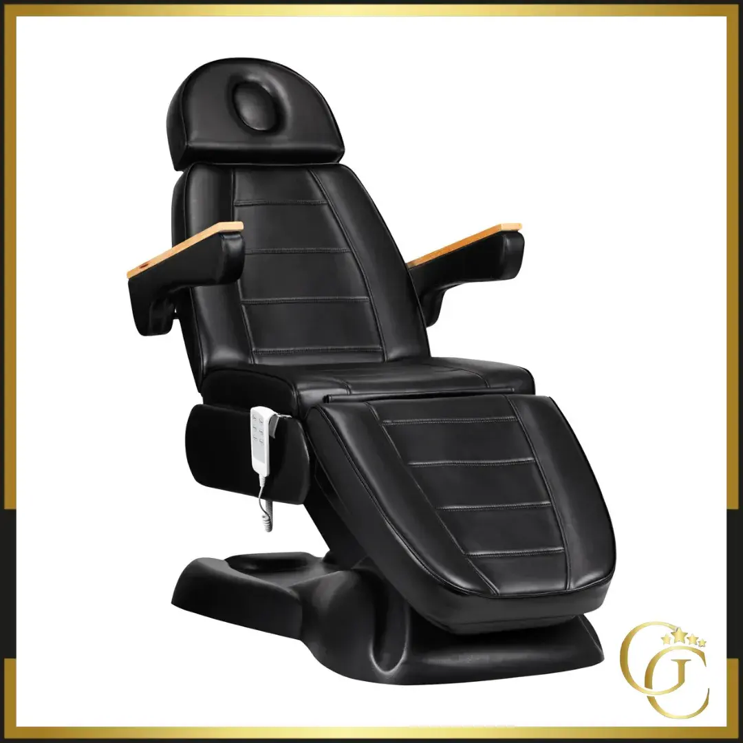 Fauteuil de soins esthétique lux 273b noir Fauteuil de soins esthétique lux 273b noir - mobilier esthétique pour salon SPA - Mobilier Esthétique Professionnel - Fauteuil Esthétique Électrique - Fauteuil de Tatouage Lux 273B noir