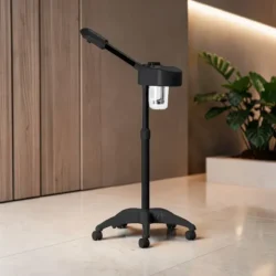 Giovanni D-09 Black (1) Professional Vapozone - Facial Vapozone - Aesthetic Vapozones - Professional Aesthetic Devices - Multifunction Vapozone - Vapozone with Ozone - Aesthetic Facial Steamer Device - Professional Beauty Salon Equipment - Professional Skin Cleansing - Vapozone on Wheels