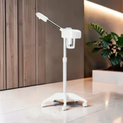 Giovanni D-09 White (1) Professional Vapozone - Facial Vapozone - Aesthetic Vapozones - Professional Aesthetic Devices - Multifunction Vapozone - Vapozone with Ozone - Aesthetic Facial Steamer Device - Professional Beauty Salon Equipment - Professional Skin Cleansing - Vapozone on Wheels