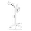 Giovanni D-09 Blanc (7) Professional Vapozone - Facial Vapozone - Aesthetic Vapozones - Professional Aesthetic Devices - Multifunction Vapozone - Vapozone with Ozone - Aesthetic Facial Steamer Device - Professional Beauty Salon Equipment - Professional Skin Cleansing - Vapozone on Wheels