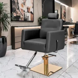 Fauteuil de coiffure RAY B - Fauteuil de barbier RAY Bo - fauteuil barbier professionnel - mobilier barbier professionnel - fauteuil de coiffure pour homme - groupe coiff - malys - mobicoiff