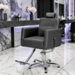 Fauteuil de coiffure RAY B - Fauteuil de barbier RAY Bo - fauteuil barbier professionnel - mobilier barbier professionnel - fauteuil de coiffure pour homme - groupe coiff - malys - mobicoiff