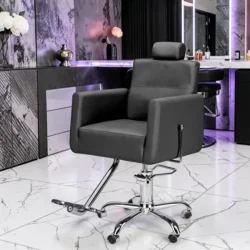Fauteuil de coiffure RAY B - Fauteuil de barbier RAY Bo - fauteuil barbier professionnel - mobilier barbier professionnel - fauteuil de coiffure pour homme - groupe coiff - malys - mobicoiff