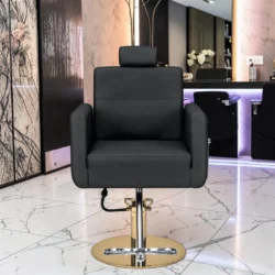 Fauteuil de coiffure RAY B - Fauteuil de barbier RAY Bo - fauteuil barbier professionnel - mobilier barbier professionnel - fauteuil de coiffure pour homme - groupe coiff - malys - mobicoiff