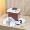 Bac head spa serenys avec raccordement - Bac Head SPA serenys - Bac Head SPA professionnel - - Mobilier esthétique SPA professionnel - Bac Head Spa Portable avec raccordement