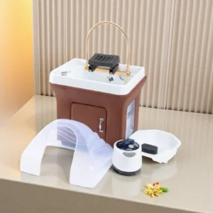 Bac head spa serenys avec raccordement - Bac Head SPA serenys - Bac Head SPA professionnel - - Mobilier esthétique SPA professionnel -  Bac Head Spa Portable avec raccordement