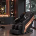 Massage chair sakura 306a wood & leather - Professional massage chair - SPA massage chair - High end massage chair - Professional beauty furniture