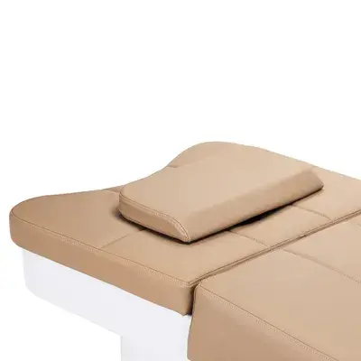 Table head spa gabbiano 017b beige - Table Head SPA avec vapeur - table Head SPA professionnelle - table Head SPA avec raccordement - Lit Head SPA professionnel - Mobilier professionnel esthétique spa