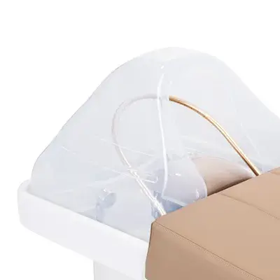 Table head spa gabbiano 017b beige - Table Head SPA avec vapeur - table Head SPA professionnelle - table Head SPA avec raccordement - Lit Head SPA professionnel - Mobilier professionnel esthétique spa