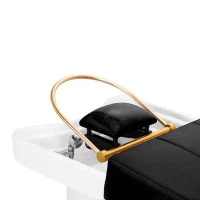 Table head spa gabbiano 017b black - Table Head SPA avec vapeur - table Head SPA professionnelle - table Head SPA avec raccordement - Lit Head SPA professionnel - Mobilier professionnel esthétique spa