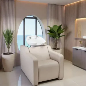 ALBA Bac à shampoing alba - Bac de lavage massant - Mobilier de coiffure professionnel - bac de lavage pour salon de coiffure - bac de lavage alba