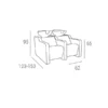 ALBA SOFA Double (10) Shampoo tub alba SOFA 2 places- Massaging wash tub - Professional hairdressing furniture - wash tub for hairdressing salon - wash tub alba SOFA 2 places