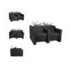 ALBA SOFA Double (2) Shampoo tub alba SOFA 2 places- Massaging wash tub - Professional hairdressing furniture - wash tub for hairdressing salon - wash tub alba SOFA 2 places