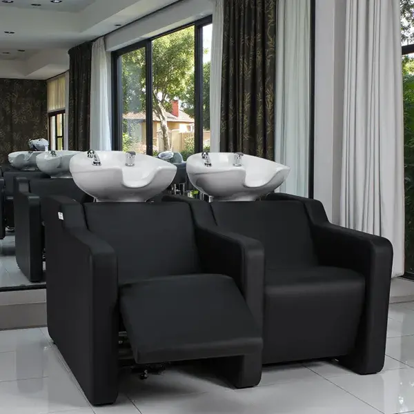 Bac à shampoing alba SOFA 2 places- Bac de lavage massant - Mobilier de coiffure professionnel - bac de lavage pour salon de coiffure - bac de lavage alba SOFA 2 places