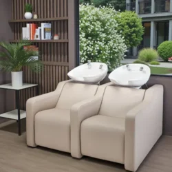 ALBA SOFA Double (4) Shampoo tub alba SOFA 2 places- Massaging wash tub - Professional hairdressing furniture - wash tub for hairdressing salon - wash tub alba SOFA 2 places