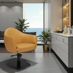 Audrey-(7) Fauteuil de coiffure audrey - chaise de coiffure audrey - fauteuil de coiffure professionnel - mobilier pour salon de coiffure - meuble pour salon de coiffure