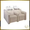 Bac à shampoing alba SOFA 2 places- Bac de lavage massant - Mobilier de coiffure professionnel - bac de lavage pour salon de coiffure - bac de lavage alba SOFA 2 places