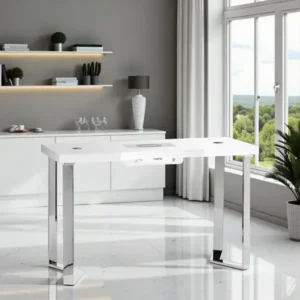 Beryl cP manicure table - nail care table with integrated vacuum - professional manicure table - professional nail care table - nail care and beauty furniture