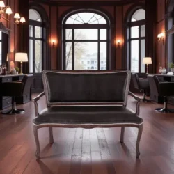 Prince waiting sofa - Prince waiting room sofa - Hair salon sofa - Professional hairdressing furniture - 2-seater waiting sofa