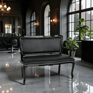 Canapé PRINCE (5) Canapé d'attente prince - Canapé salle d'attente prince - canapé pour salon de coiffure - mobilier de coiffure professionnel - Canapé d'attente 2 places