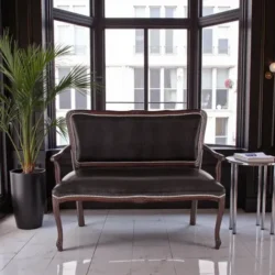 Prince waiting sofa - Prince waiting room sofa - Hair salon sofa - Professional hairdressing furniture - 2-seater waiting sofa