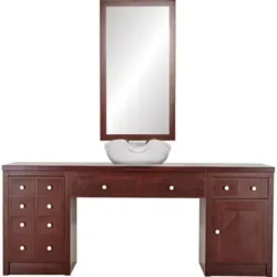 Classic i styling station - Classic i barber styling station - Classic i barber vanity - Classic i barber station - Professional barber furniture - Hair salon furniture