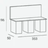 Classic II (8) Professional barber furniture - Hair salon furniture - Hairdressing furniture