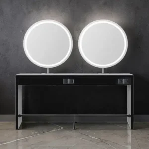 Professional wall-mounted hairdresser pola II - pola II styling station - styling station for hairdressing salon - professional hairdressing furniture - furniture for hairdressing salon