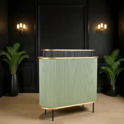Meuble de réception levante - comptoir caisse levante - Meuble d'accueil salon de coiffure - meuble de réception levante - mobilier de coiffure professionnel