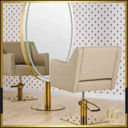 Fauteuil de coiffure gloria Fauteuil de coiffure gloria - chaise de coiffure gloria - fauteuil de coiffure professionnel - mobilier pour salon de coiffure - meuble pour salon de coiffure