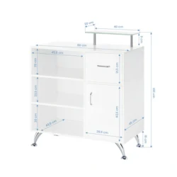 Meuble Gabbiano Q-0833 (3) meuble accueil salon coiffure - comptoir réception professionnel - meuble réception blanc - comptoir accueil esthétique - mobilier accueil coiffure - meuble réception gabbiano - comptoir salon beauté - meuble accueil moderne - comptoir blanc capitonné - meuble réception pratique - meuble accueil avec tiroir - comptoir accueil design - meuble réception compact - mobilier professionnel salon - comptoir accueil fonctionnel