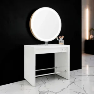 pola island 2 seater - pola island 2 seater styling station - styling station for hairdressing salon - professional hairdressing furniture - furniture for hairdressing salon