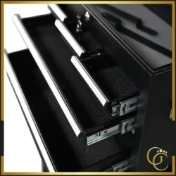 Hairdressing trolley will be black - professional tattoo trolley - cart for hair salon - professional tattoo furniture - professional barber furniture