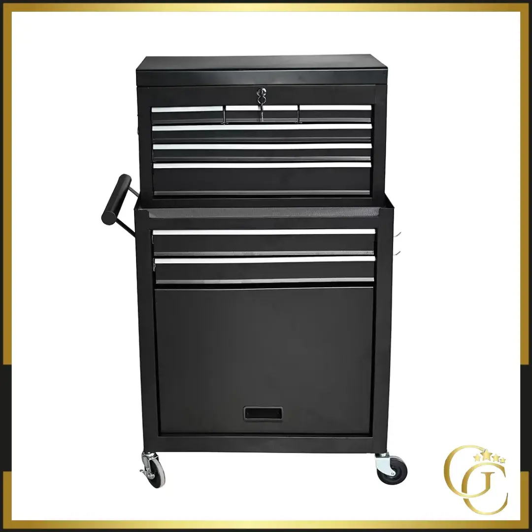 Servante de coiffure sera noir - servante de tatouage professionnelle - chariot pour salon de coiffure - mobilier de tatouage professionnel - mobilier barbier professionnel